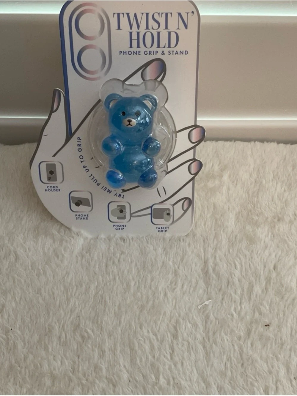 Blue Bear Phone Grip & Stand